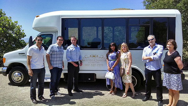 shuttle bus group wine tours